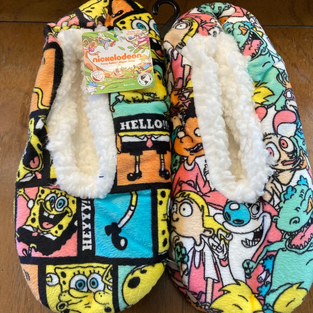 Nickelodeon Fuzzy Babba Slipper Socks